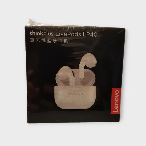NIB Lenovo Live Pods LP40, White/Black - Picture 4 of 6